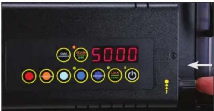 Kino Flo Celeb 401Q LED - Kelvin Selection - 2