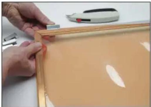 Kino Flo Celeb 401Q LED - Applying Gel to Frame - 2