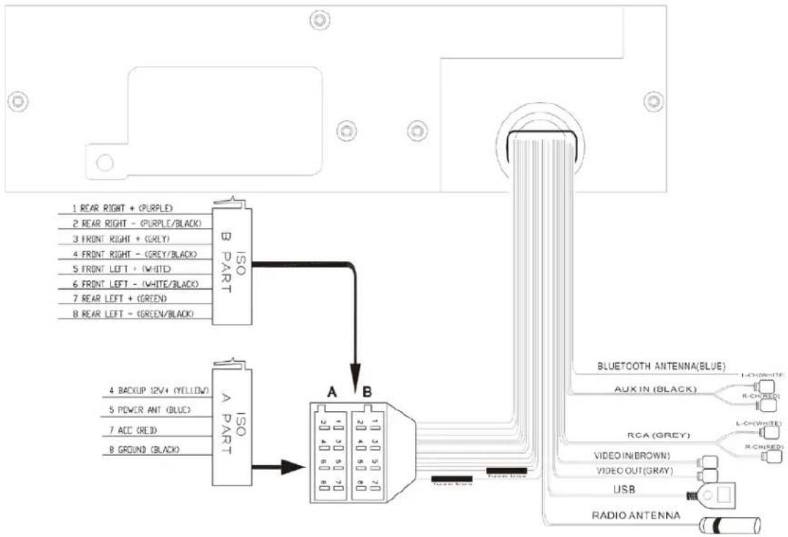 Pyle UPLMR15BW - ISO CONNECTION - 1