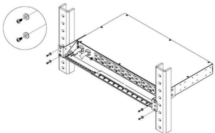 CyberPower PDU20MHVT10AT - Step 3. ATS PDU Mounting - 1
