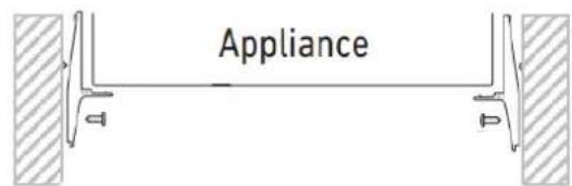 BlueStar BIFP18L0 - Step 13 — Attach Appliance(s) to Surrounding Cabinetry - 1