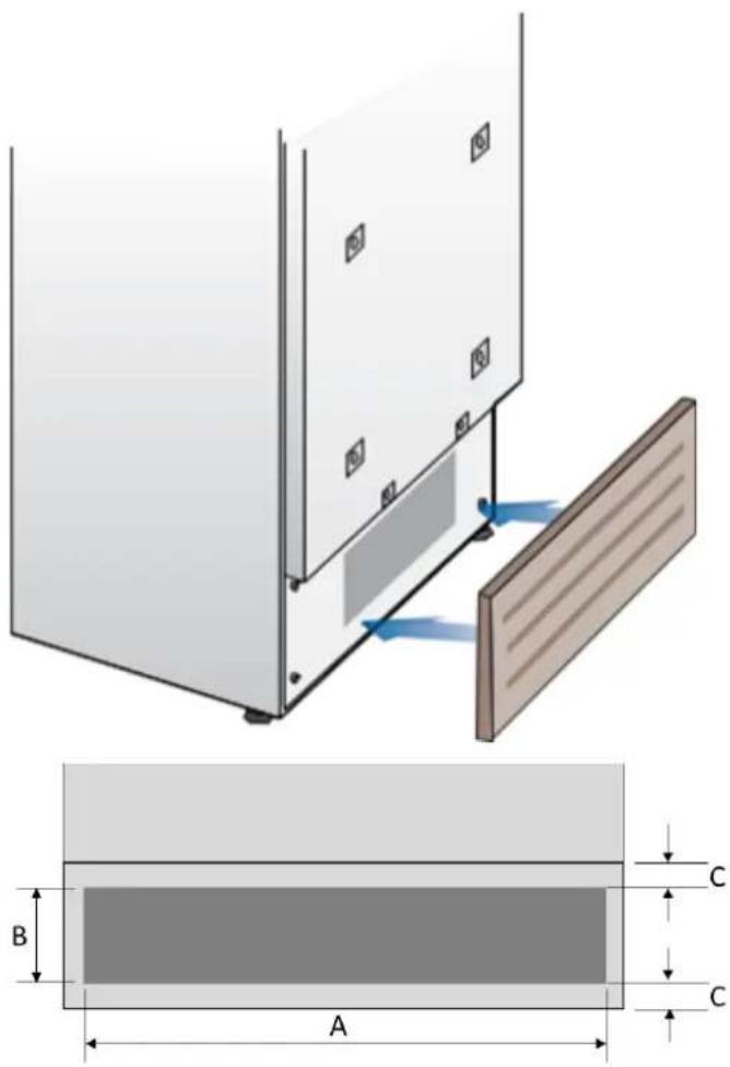 BlueStar BIFP18L0 - Step 15 — Attach Venting Grille - 1