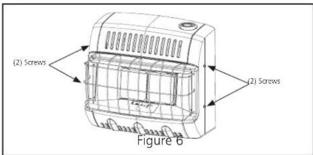 HeatStar HSVFBF10LP - Removing Front Panel of Heater - 1