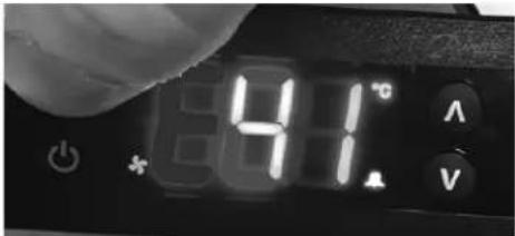 Delfield CoolScapes GBSF3P-SH - R290 CHANGING DISPLAY FROM FAHRENHEIT TO CELSIUS ON ERC112 CONTROL - 8