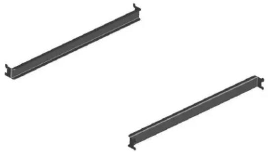Delfield CoolScapes GBSF3P-SH - Edge Support for 12" x 20" pans - 1