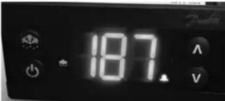 Delfield CoolScapes GBSF3P-SH - R290 CHANGING DISPLAY FROM FAHRENHEIT TO CELSIUS ON ERC112 CONTROL - 3