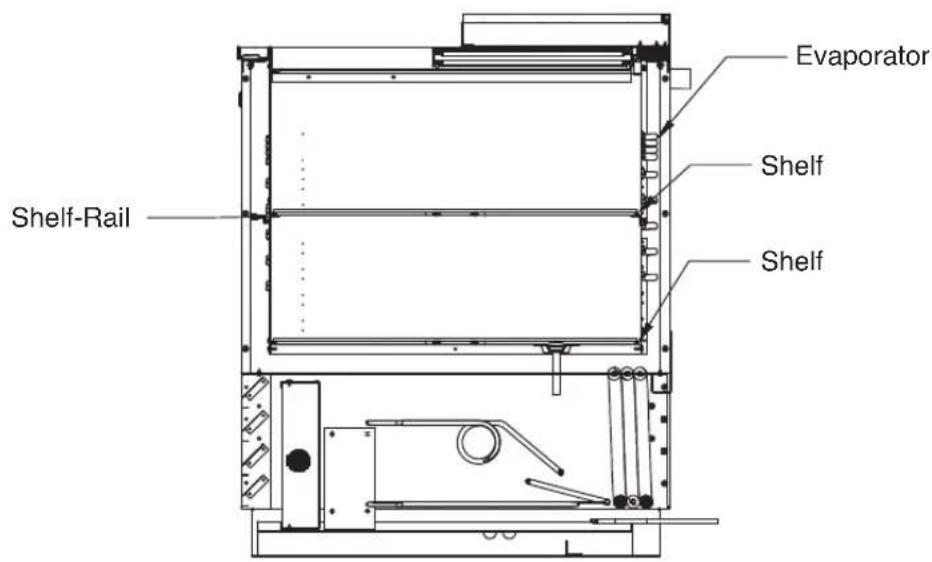 Turbo air TBC-24SB-N6 - INSTALLATION OF SHELVES (GLASS FROSTER) - 1
