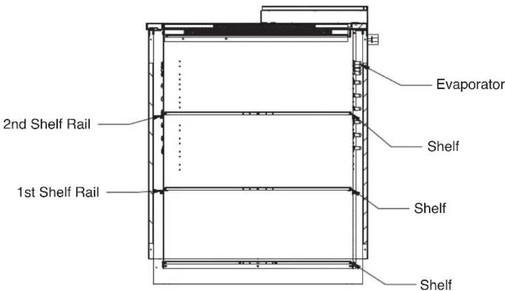 Turbo air TBC-24SB-N6 - INSTALLATION OF SHELVES (GLASS FROSTER) - 2