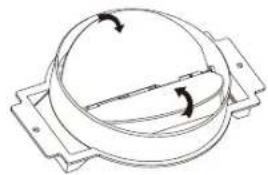 Chef CRI714DB - Fixing the air outlet - 1
