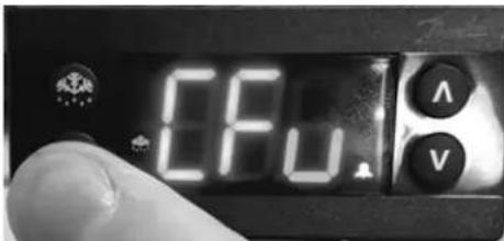 Delfield CoolScapes GBSR1P-GH - R290 CHANGING DISPLAY FROM FAHRENHEIT TO CELSIUS ON ERC112 CONTROL - 5