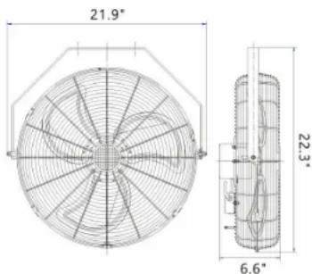 TORNADO HI-FAN-18HVWM-1P - Usage: - 1