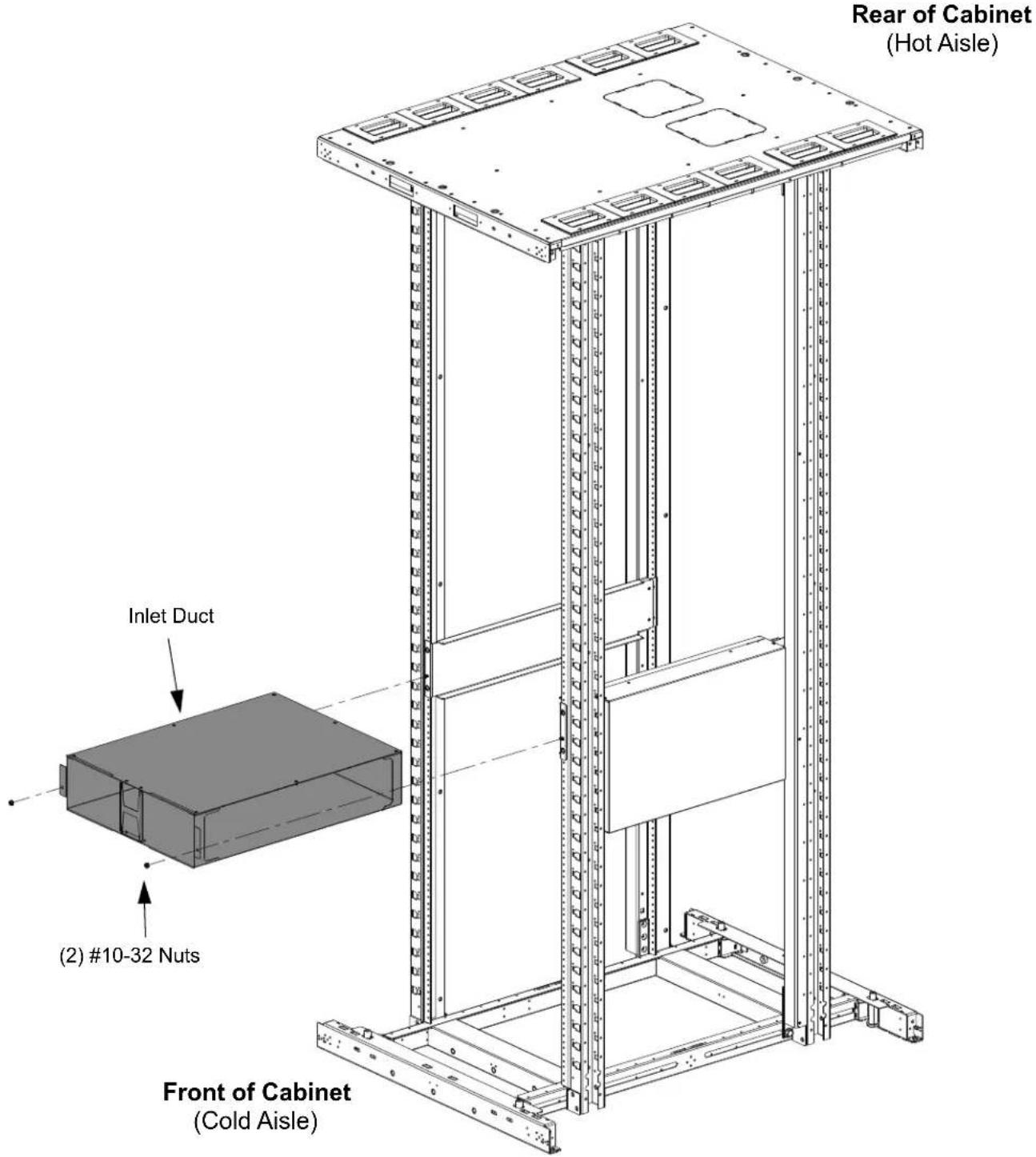 Panduit DIRLC25S23W - Installing Inlet Duct Box - 1