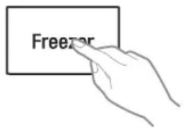 LG LRFDS3006D - Hold the mouthpiece of your phone in front of the speaker that is located on the right hinge of the refrigerator door, when instructed to do so by the call center. - 2