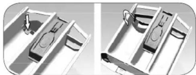 BEKO WSRE 7636 XCBW - If the product is equipped with a liquid detergent part: - 2