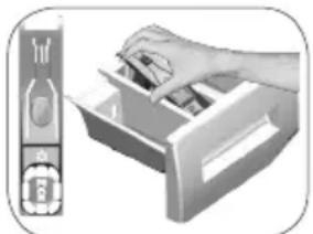 BEKO WSRE 7636 XCBW - Cleaning the detergent drawer - 1