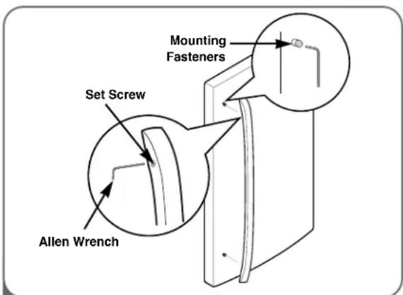 LG LFX28977SW - HANDLE REMOVAL - 1