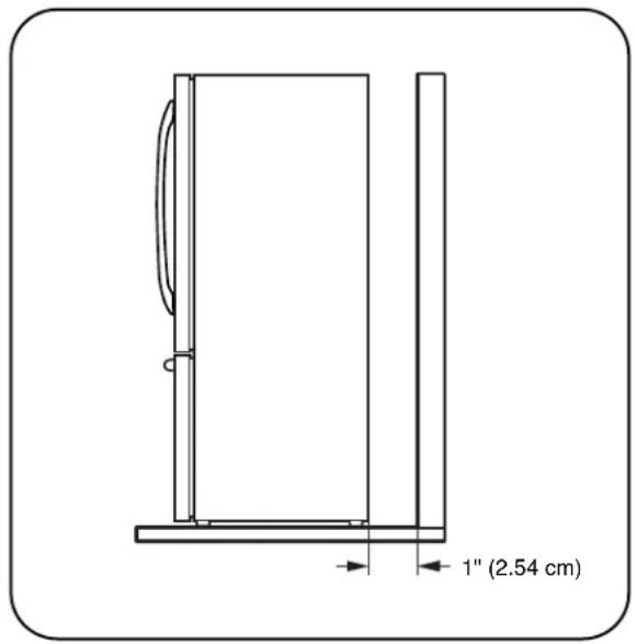 LG LFX28977SW - CLEARANCES - 1