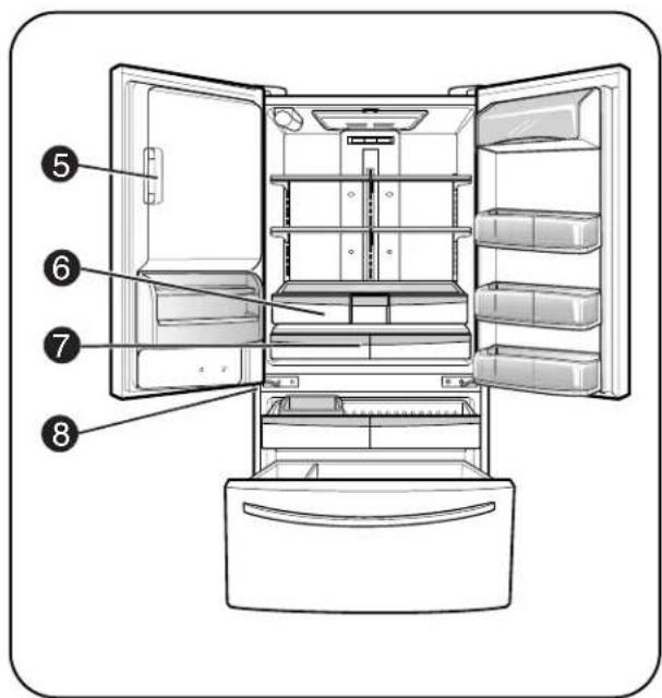 LG LFX28977SW - AUTO CLOSING HINGE - 2