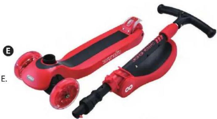 SereneLife Infinity 3 SLKSTIG - SCOOTER DISASSEMBLE - 5