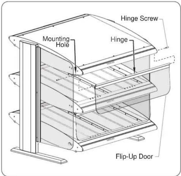 Hatco HZMS-48 - Flip-Up Doors - 1