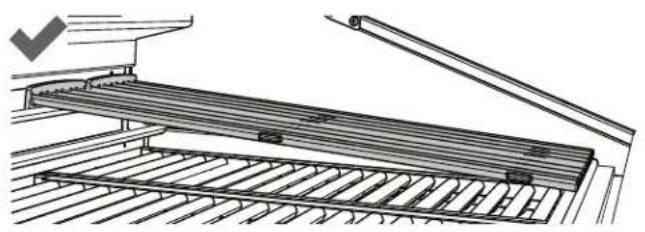 Fisher & Paykel BE1-36RCI-L - Grate positions - 1