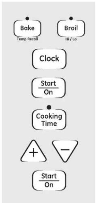 GE EGR3000EDCC - How to Set for Regular Baking/Roasting - 1