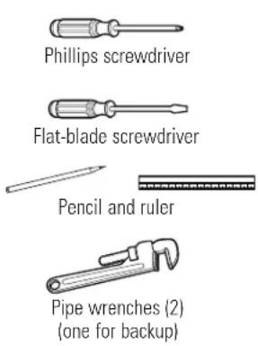GE EGR3000EDCC - TOOLS YOU WILL NEED - 1