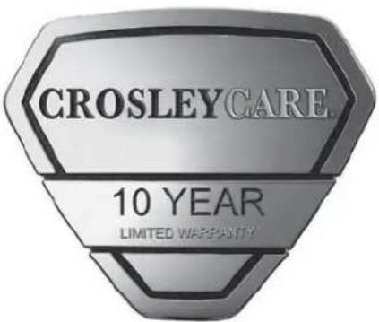 CROSLEY CARE 10 YEAR LIMITED WARRANTY