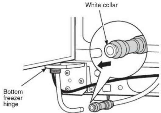 Crosley XSS23GSKSS - ③ DISCONNECT THE WATER COUPLING (on some models) - 1
