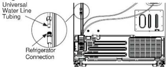 Crosley XSS23GSKSS - Refrigerator Connection Using the Tubing Clamp - 2