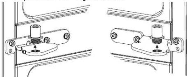 Crosley XNE25JSKSS - ③ REMOVING CENTER HINGES AND BRACKETS - 1