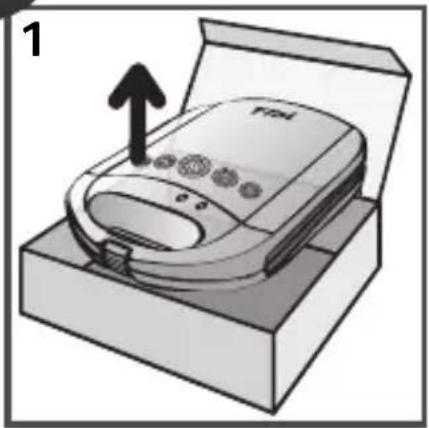 Illustration of a portable electronic device with an open box and a black arrow pointing upward (no text or symbols)