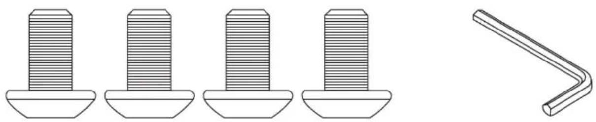 SereneLife SLEPL9.9 - HARDWARE PACKING LIST - 1