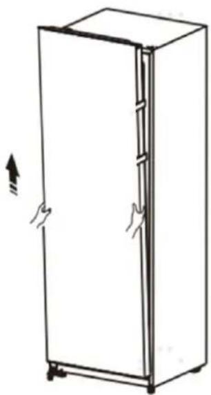 WESTINGHOUSE WFB2804WB - REVERSING THE DOOR - 4