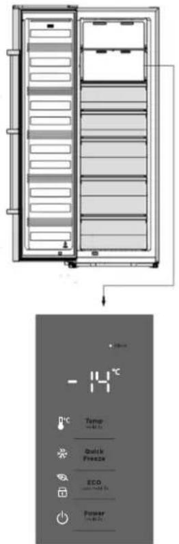 WESTINGHOUSE WFB2804AB - ELECTRONIC CONTROLS - 1