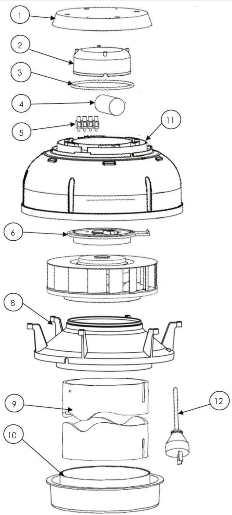 Schweigen BRB700ST - Parts List for Isodrive 900 - 1