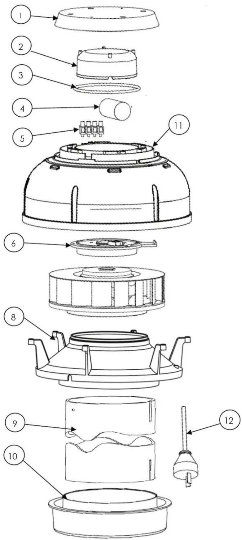 Schweigen BR500ST - Parts List for Isodrive 900 - 1