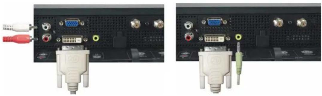 DELL W2607C - Connecting a Video Device Connecting a Computer - 1