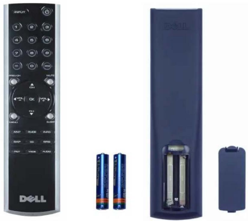 DELL W2607C - Installing Batteries - 1