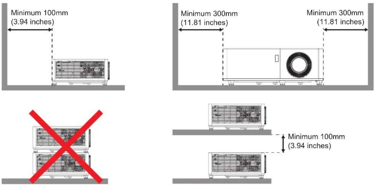 NEC M380HL - Projector installation notice - 3