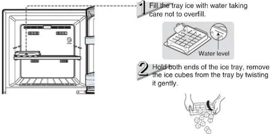 SAMSUNG RT38DASW - Making ice cubes - 1