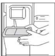 SAMSUNG RT38DASW - How to use the water dispenser - 4