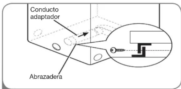 Conducto adaptador Abrazadera