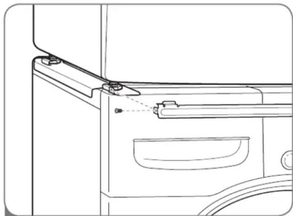 LG DLGX3886W - INSTALACIÓN DEL KIT DE APILADO (cont.) - 2