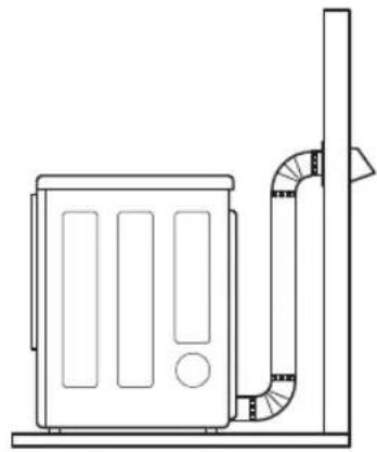 LG DLGX3071W - Conexión del conducto de ventilación de la secadora (cont.) - 4