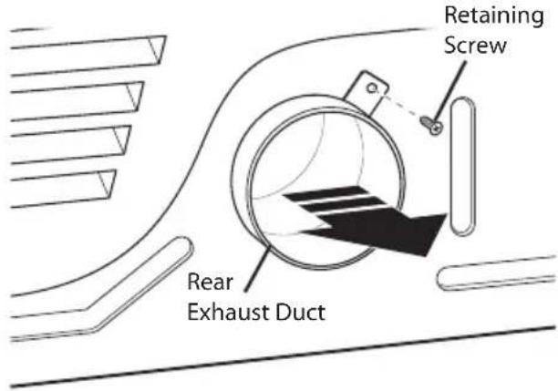 Retaining Screw Rear Exhaust Duct