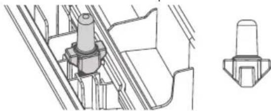 LG DLGX7701KE - Reinstale el botón de interbloqueo lateral. - 1