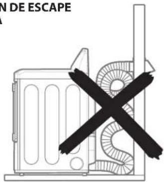 LG DLEX6001V - Conexión del conducto de ventilación de la secadora (cont.) - 5