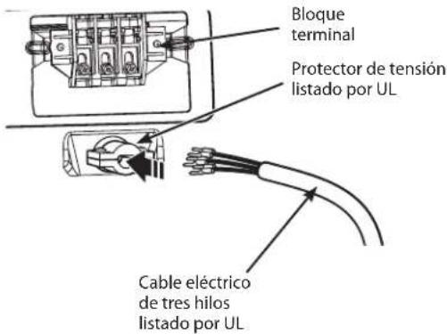 LG DLEX6001V - ión de tres hilos para secadoras eléctricas: Cable eléctrico con enchufe - 1