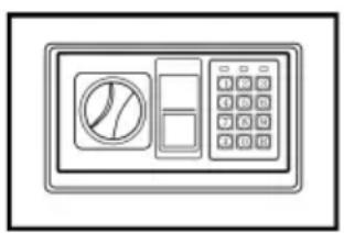 SereneLife AZSLSFE63GN - OPENING THE SAFE WITH THE EMERGENCY KEY - 1